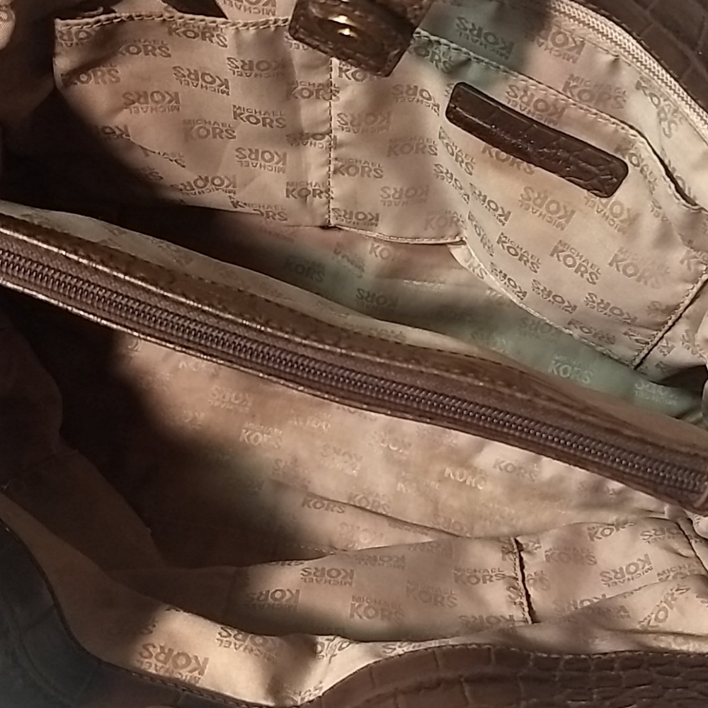 Michael Kors Python Hamilton Handbag - image 7